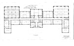 College Hall Architectural Drawing – Second Floor Plan by The New Jersey State Normal School at Montclair and Department of Charities and Correction, Architects Office .