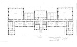 College Hall Architectural Drawing – First Floor Plan by The New Jersey State Normal School at Montclair and Department of Charities and Correction, Architects Office .