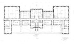 College Hall Architectural Drawing – Basement Plan