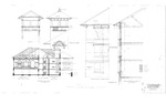 College Hall Architectural Drawing – Cross Section