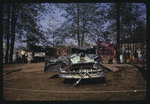 Phi Lambda Pi Smashed Car Fundraiser at the Carnival, 1964 by Montclair State College