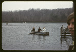 Students Boating on Lake Wapalanne, 1967 by Montclair State College