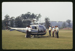 Students and Staff by a State of N.J. Helicopter, 1968 by Montclair State College