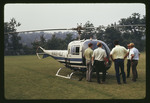 Students and Staff with a State of N.J. Helicopter, 1968 by Montclair State College