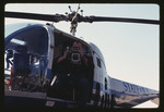 Photographer in a State of N.J. Helicopter, 1968 by Montclair State College