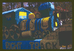 Homecoming Float, 1968 “MSC – ‘On the’ Right Track” by Montclair State College