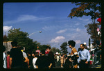People watching the 1968 Homecoming Parade by Montclair State College