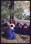 Spectators Getting Ready to Watch the 1971 Homecoming Parade by Montclair State College