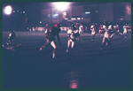 MSC Player Running the Ball at the 1971 Homecoming Game by Montclair State College
