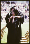 Helping Adjust a Hood, Commencement 1972 by Montclair State College