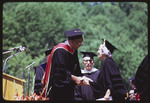 Receiving a Degree, Commencement, 1972 by Montclair State College