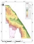 Elevation Map of Island Lot Site