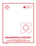 2. PHILOSOPHICAL INQUIRY: Instructional Manual to Accompany Harry Stottlemeier's Discovery by Matthew Lipman, Ann Margaret Sharp, and Frederick S. Oscanyan