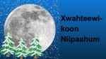 Month 02 - Xwahteewi-koon Niipaahum - Deep Snow Moon by Nikole Pecore