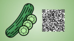 Komkomush - Cucumber - QR Code by Nikole Pecore