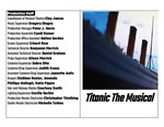 Titanic : The Musical by Department of Theatre and Dance